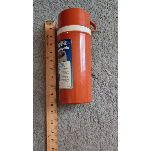 Vintage Aladdin Thermo Bottle With Cup and Lid No 840 Made In The USA - Picture 5 of 5